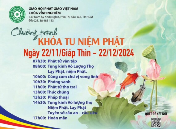 Khoá tu niệm phật lần thứ 24
